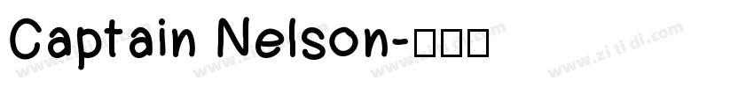Captain Nelson字体转换